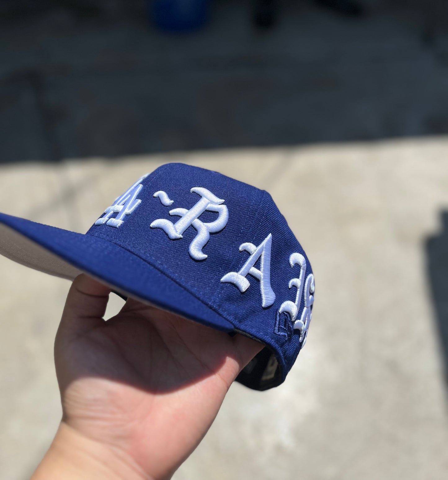 Los Angeles Dodgers NEW ERA BORN X RAISED ROYAL WRAP AROUND 59FIFTY
