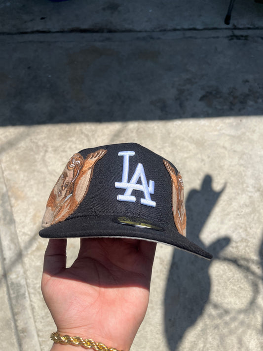 JON STAN X NEW ERA EXCLUSIVE 59FIFTY BLACK LOS ANGELES DODGERS