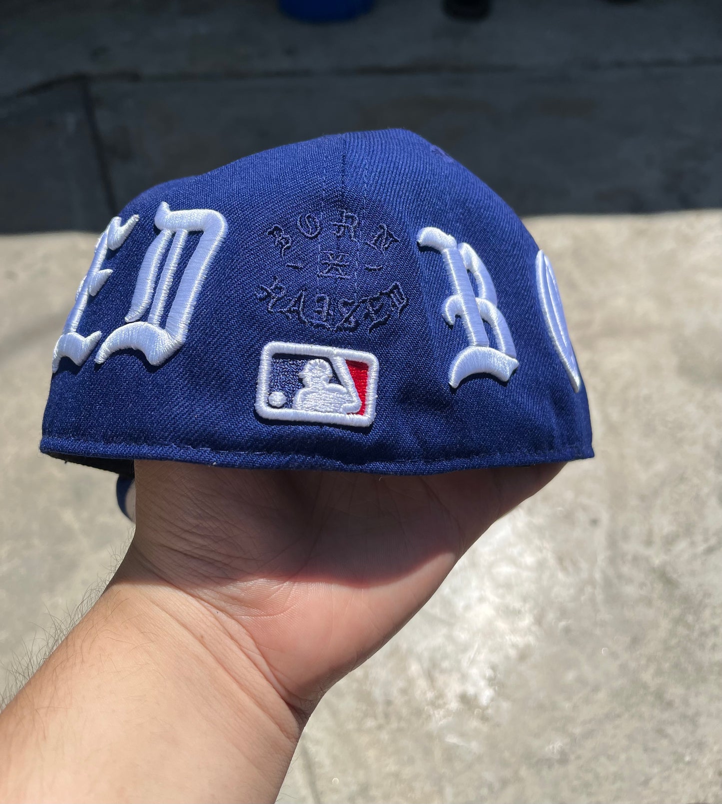 Los Angeles Dodgers NEW ERA BORN X RAISED ROYAL WRAP AROUND 59FIFTY