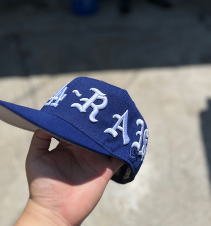 Los Angeles Dodgers NEW ERA BORN X RAISED ROYAL WRAP AROUND 59FIFTY