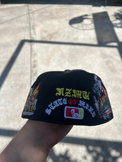 NZMU X NEW ERA EXCLUSIVE 59FIFTY BLACK NEW YORK YANKEES