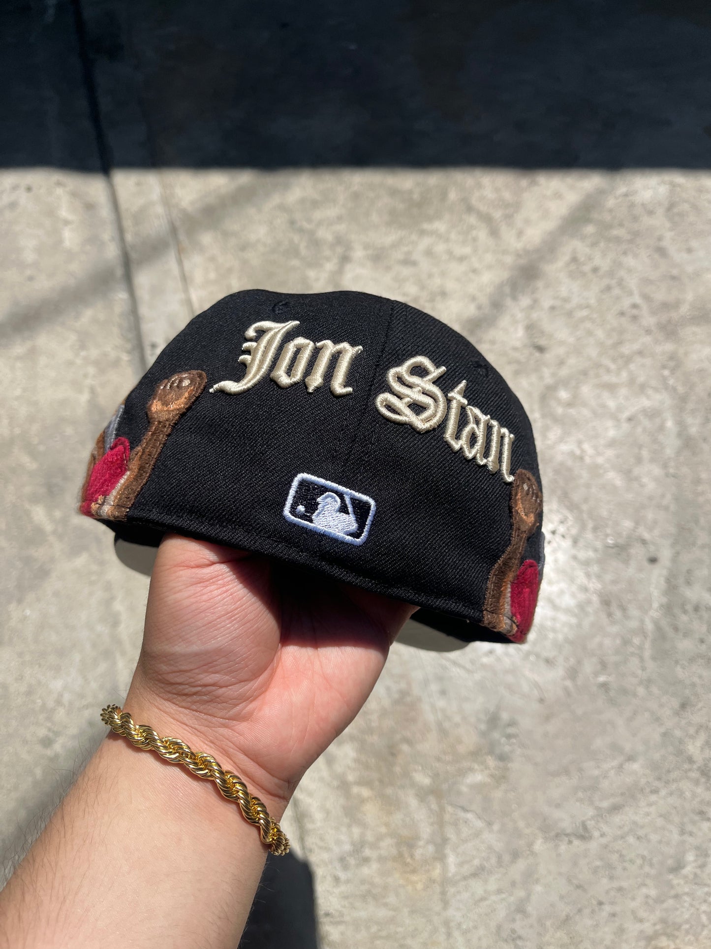 JON STAN X NEW ERA EXCLUSIVE 59FIFTY BLACK LOS ANGELES DODGERS