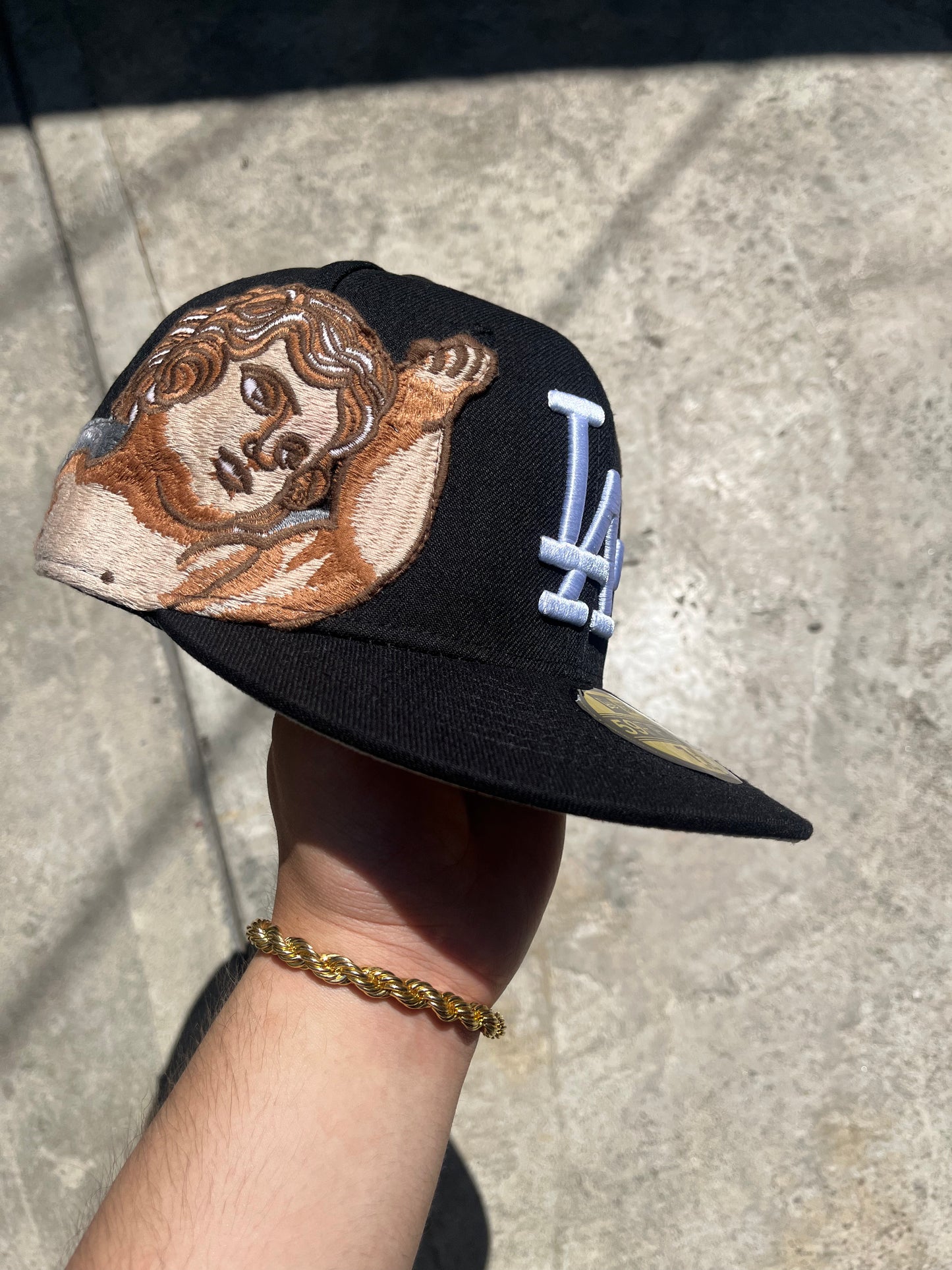JON STAN X NEW ERA EXCLUSIVE 59FIFTY BLACK LOS ANGELES DODGERS