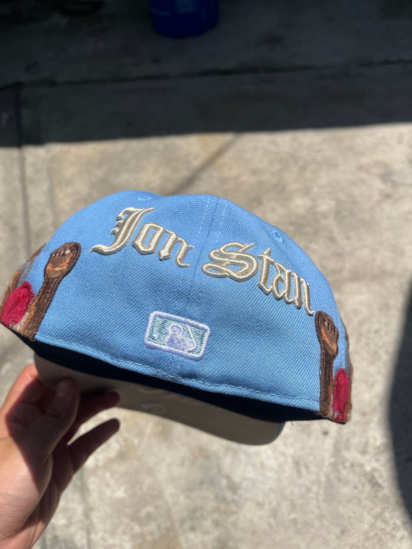 JON STAN X NEW ERA EXCLUSIVE 59FIFTY BABY BLUE CHICAGO SOX
