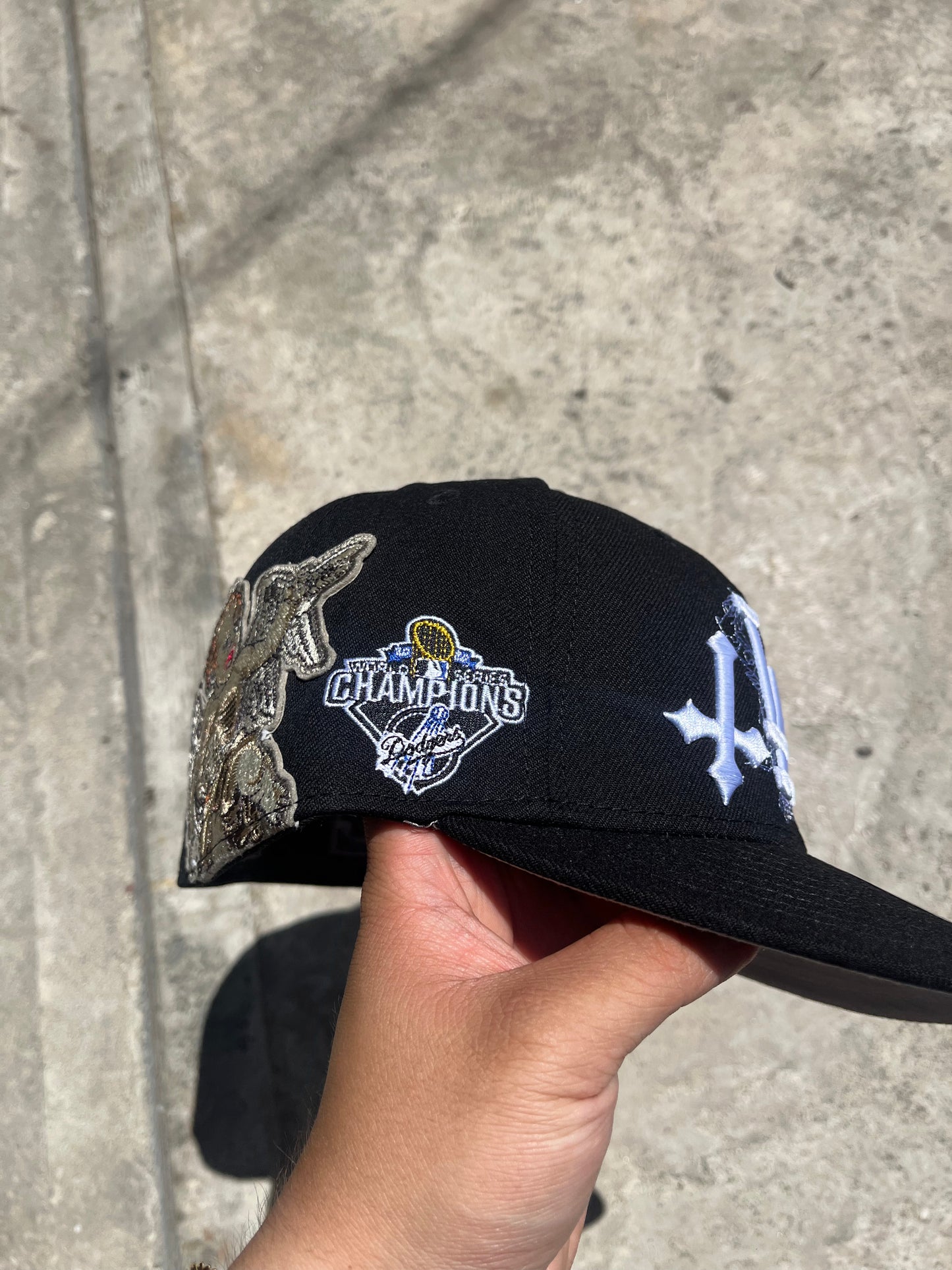 NZMU X NEW ERA EXCLUSIVE 59FIFTY BLACK LOS ANGELES DODGERS