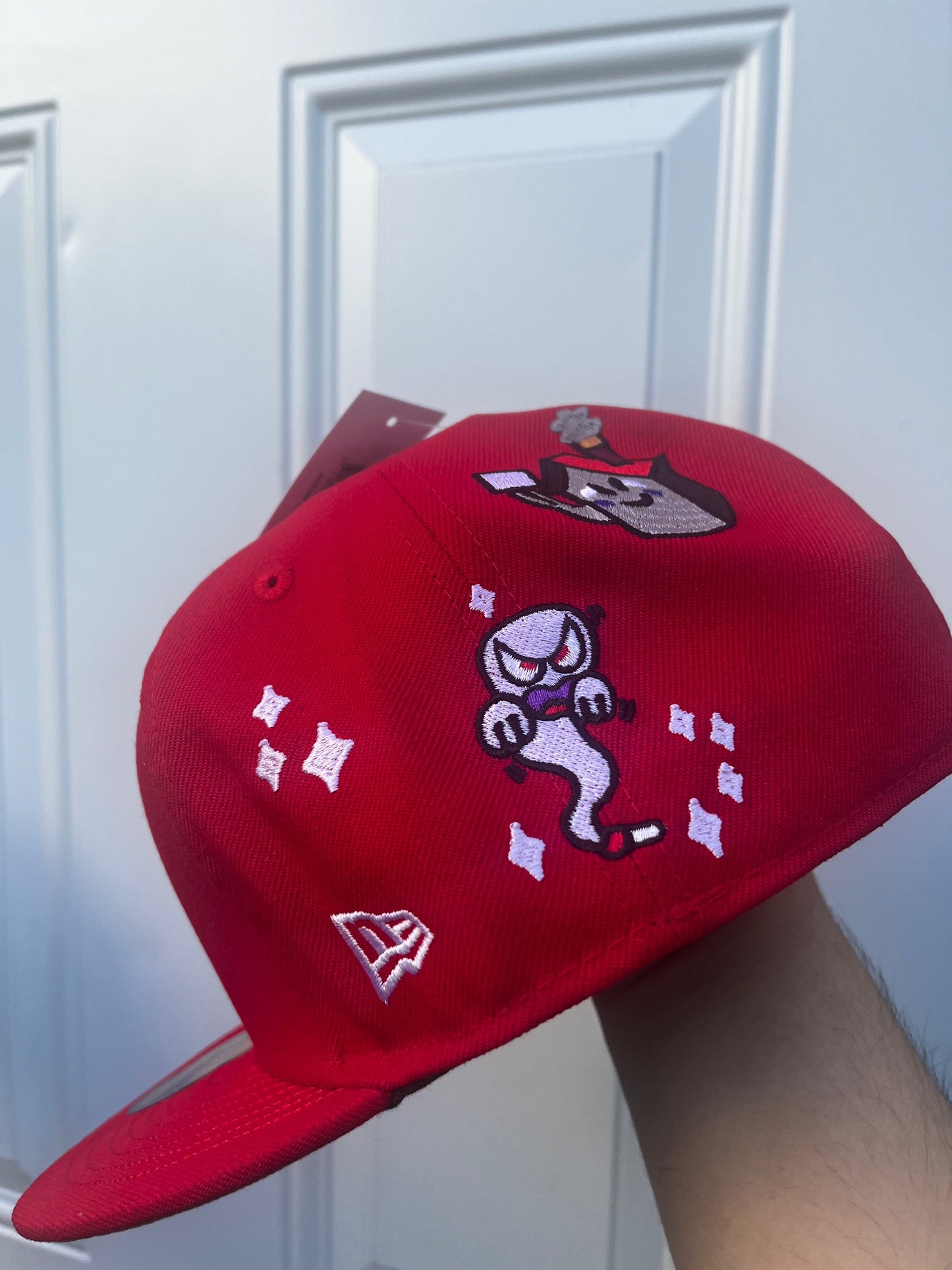 SUPREME X NEW ERA W/ BABY ANGLE PATCH UNDER BRIM