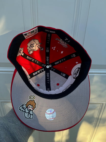 SUPREME X NEW ERA W/ BABY ANGLE PATCH UNDER BRIM